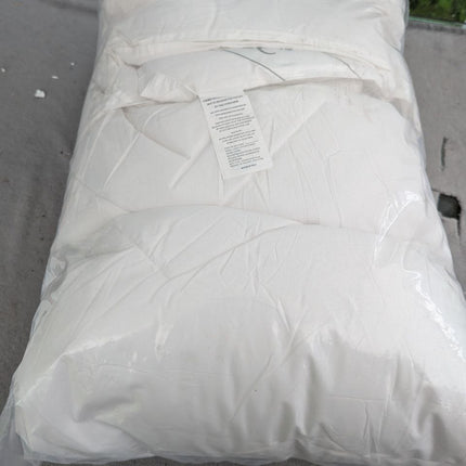 HOMTEC Full Size Duvet Insert - All Season 100% Cotton Comforter - Quilted Fluff