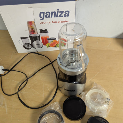 INCOMPLETE Smoothie Blender, Ganiza Blenders for Smoothies with 15-Piece Blender