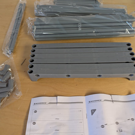 SONGMICS Shoe Rack, 3-Tier Shoe Organizer, Sturdy Storage Shelf, Upright or Upsi