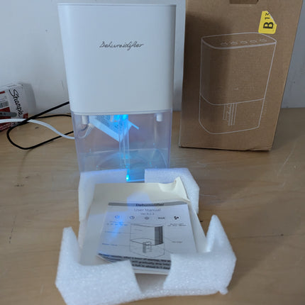 Dehumidifier 1657ML 58OZ Small Dehumidifier for Home 230 Ft² Safety Dehumidifier