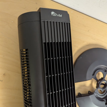 Senville 27" Standing Fan for Bedroom and Home with 60° Oscillation, 3 Speed, Co