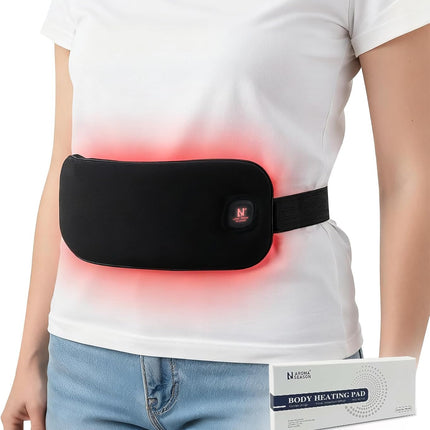 Aroma Season Electric Menstrual Heating Pad, 3000mAh Rechargeable Heated Belt fo