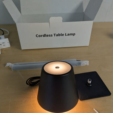 Rechargeable Table Lamps, Cordless Lamp with 6000mAh Battery Operated, Portable