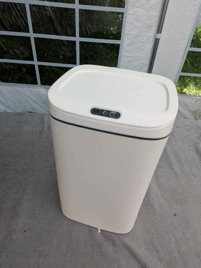 Smart Bin with Intelligent Sensor,Automatic Bathroom Can with Smart Lid, Easy an