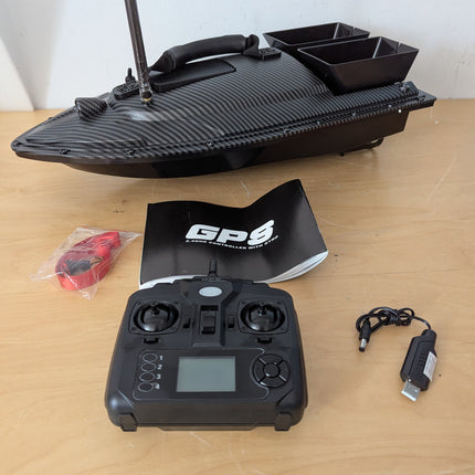 RC Fishing Bait Boat for Lake, Dual Motor Fish Finder with GPS Positioning Bait