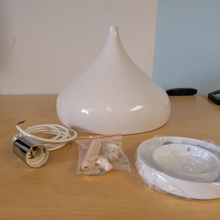 Modern Pendant Chandelier Lamp E27 110V Ceiling Pendant Light Metal Lamp Shade H