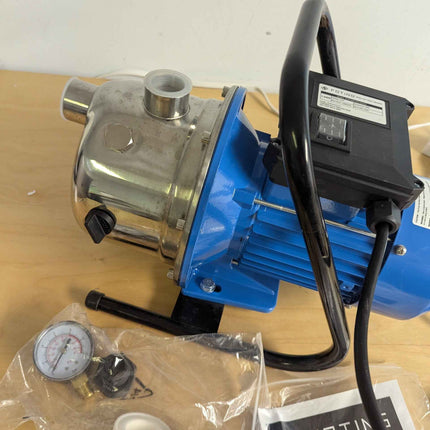 FOTING 1.6HP Shallow Well Pump, 1215GPH 115V Portable Garden Pumps, Stainless St