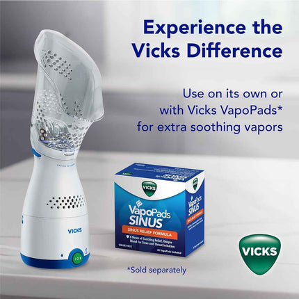 Vicks Sinus Inhaler, Plug-in Non-Medicated Steam Inhaler for Sinus Relief, Aller