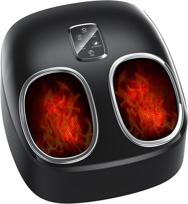 (Purple) Kainsati Shiatsu Foot Massager with Heat Feet Massager for Plantar Fasc