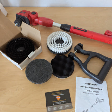 Cordless Power Scrubber Compatible with Milwaukee 18v Battery (Tool Only), Trony