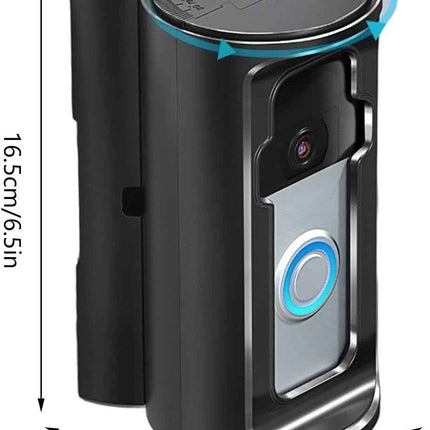 Adjustable Doorbell Mount, No Drill Installation Doorbell, Versatile Ring Door H