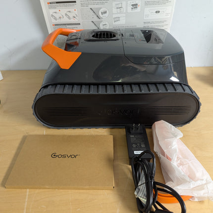 Gosvor LiteVac G1 Pool Vacuum Robot (2026), Wall, Waterline & Platform Cleaning, 200 Min Runtime, App Control, 15.2 lb