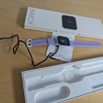 PURPLE Mgaolo Kids Smart Watch for Boys Girls,Kids Fitness Tracker Smartwatch wi