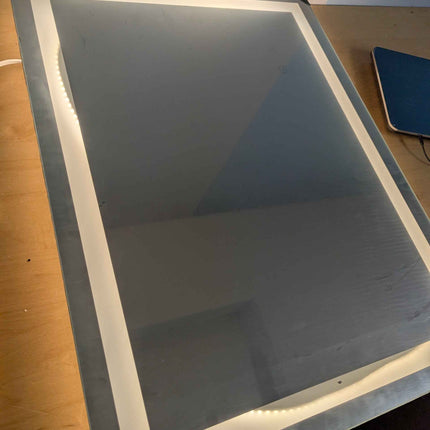 24X32 LED Bathroom Mirror with Lights, Anti-Fog, Dimmable - Lighted Bathroom Van