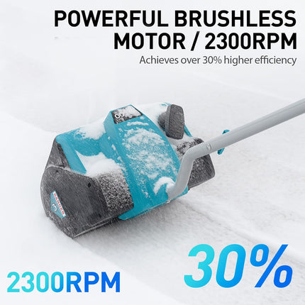Brushless Snow Shovel Compatible with Makita 18V Battery (Tool Only), 12” Cordle