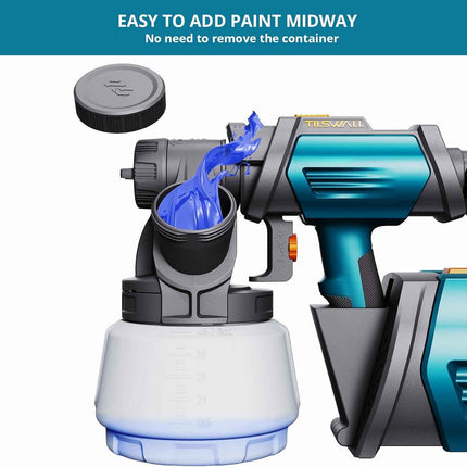 (No accessories) Tilswall Paint Sprayer, 800W Paint Spray Gun, Electric Spray Pa