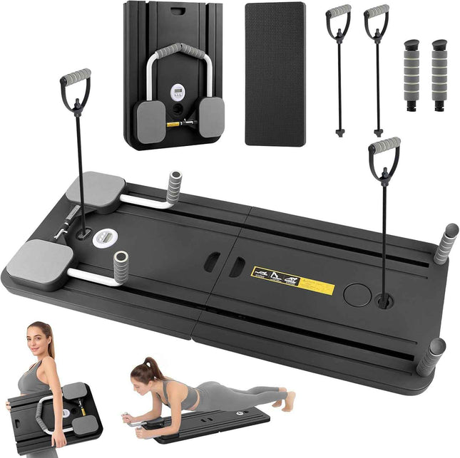 INCOMPLETE Portable Pilates Machine 3 in 1 Full Body Workout Pilates Reformer wi