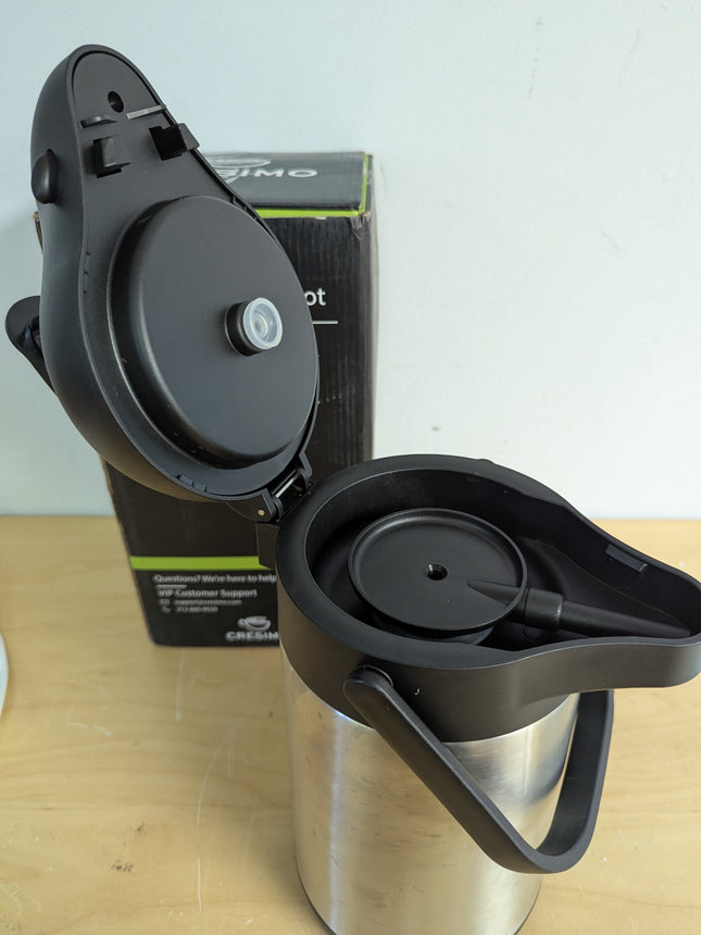 Thermal Coffee Carafe 74Oz, Keeps Coffee Hot for 12Hrs & Cold for 24Hrs, Stainle