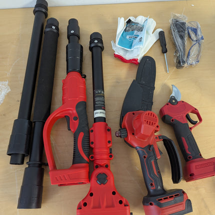 (Tool Only) 8 Inch Mini Chainsaw with Extension Pole for Milwaukee 18V