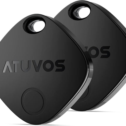 ATUVOS Air Tracker Tag 2 Pack, Luggage Tracker Key Finder Work with Apple Find M