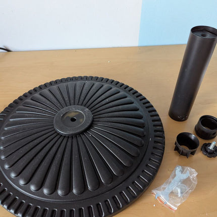 T&Jero 26 lb Round Heavy Duty Patio Market Table Umbrella Base Stand Weight Pre-