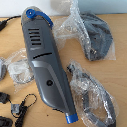 Sharkswell (2025 Upgraded) Cordless Pool Vacuum with Telescopic Pole,60 Min Powe