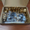Gold color birthday party decorations leafs