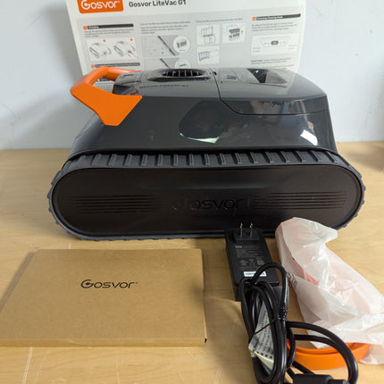 Gosvor LiteVac G1 Pool Vacuum Robot (2026), Wall, Waterline & Platform Cleaning, 200 Min Runtime, App Control, 15.2 lb