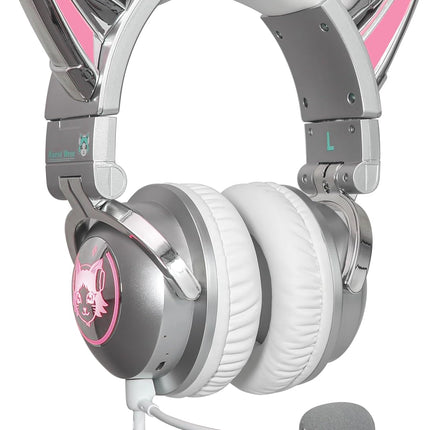 New LED Wireless Cat Ear Headphones (12 Color Changing) with Connectable Attacha