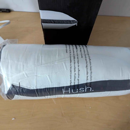 Hush Hybrid Cooling Pillow | Adjustable Loft Memory Foam + Vegan Down | Iced Bam