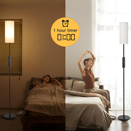 Ambimall 64'' Floor Lamps for Living Room with Remote Control and Stepless Dimma