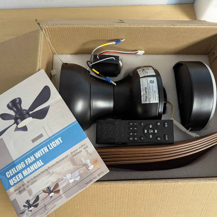 Modern Ceiling Fans with Lights Remote/APP Control, 29" Flush Mount Ceiling Fans