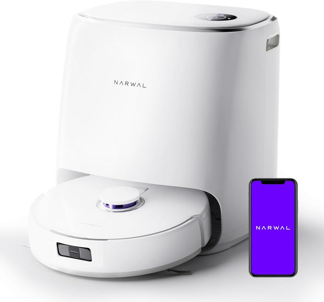 Narwal Freo X Ultra Robot Vacuum and Mop Combo, 8200Pa Robot Mop & Vacuum, Auto