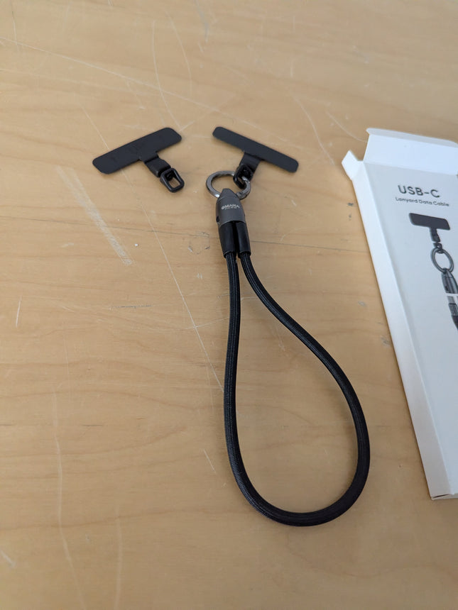 Adjustable Phone Chain Powerful 240W USB C Cable Phone Lanyard for Fast Charging