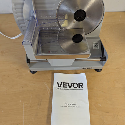 VEVOR 7.5 inch Electric Meat Slicer, 200W Deli Slicer with SUS420 Stainless Steel Blade, 0-0.6 in Adjustable Thickness