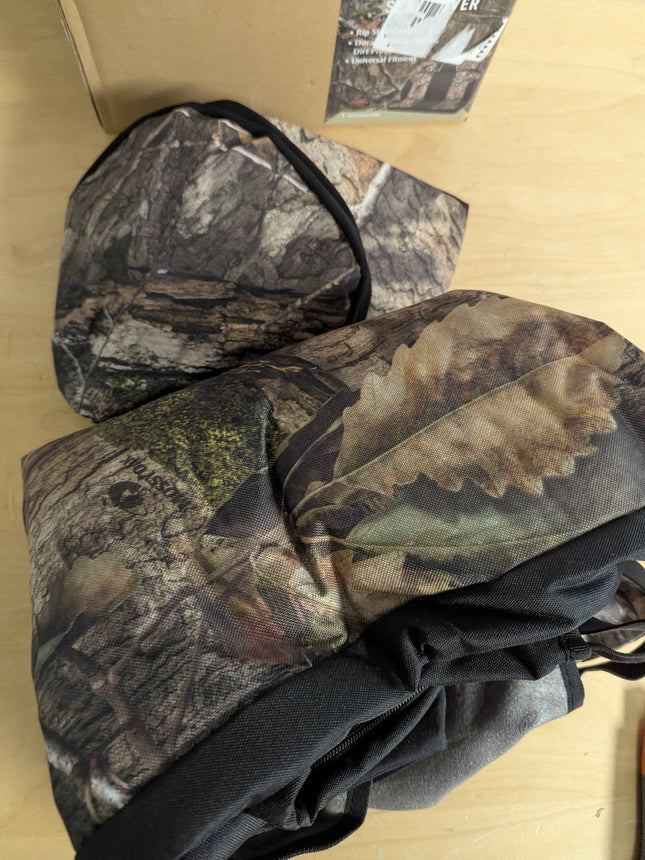 Mossy Oak Low Back Camo Full Size Bench Seat Covers, Universial Fit, Fit Most Re