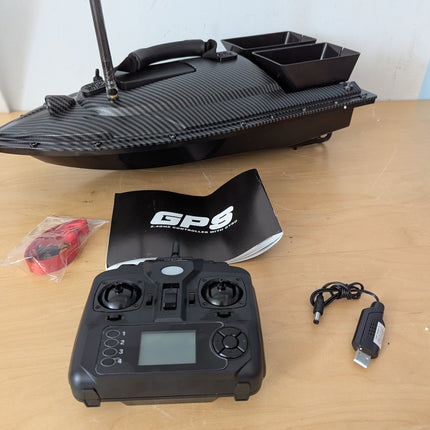 RC Fishing Bait Boat for Lake, Dual Motor Fish Finder with GPS Positioning Bait