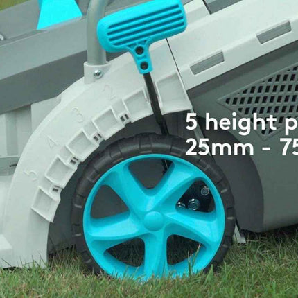 Cordless Lawn Mower 15 Inch(37cm) Deck Lightweight Lawn Mower 40V Lawnmower w/Br