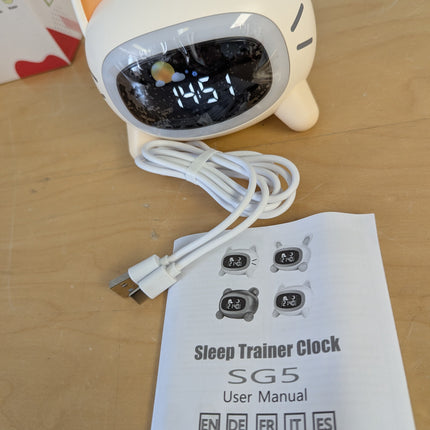 ANALOI Kids Alarm Clock Ok to Wake Alarm Clock for Kids, Toddlers Night Light Cl