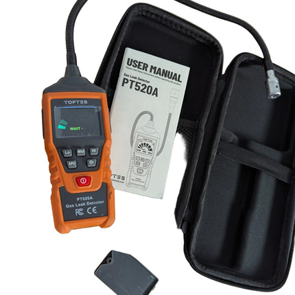 PT520A Natural Gas Detector, Gas Leak Detector with 43.5cm Gooseneck, Locates So