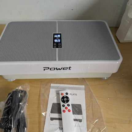POWET Vibration Plate Exercise Machine for Weight Loss, Woukout & Lymphatic Drai