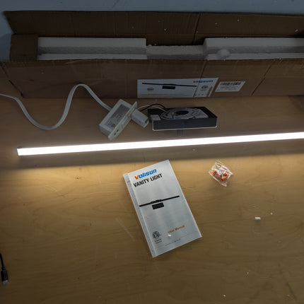 VOLISUN 31.5 Inch Modern Bathroom Vanity Light, Rotatable, 18W Dimmable 5CCT