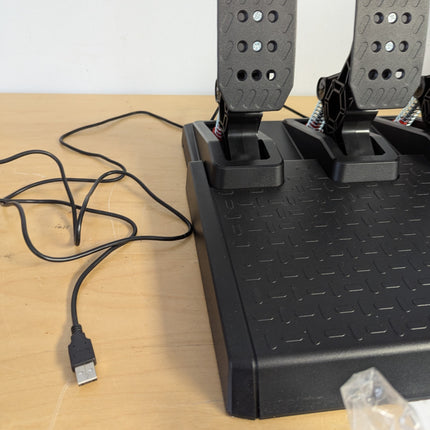 DOYO Racing Wheel Pedals, PC Gaming Steering Wheel Pedal Set, Swappable Springs,