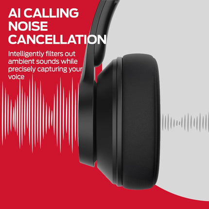 Monster Mission 100 Bluetooth Headphones, Over Ear Headphones with Immersive Bas