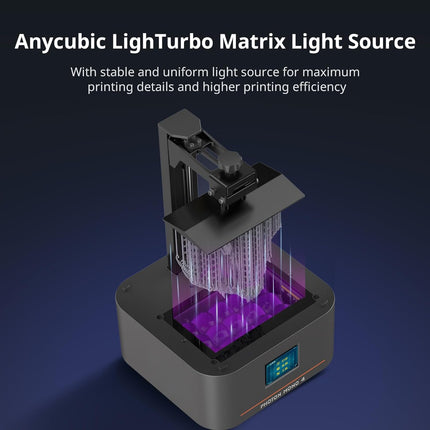 ANYCUBIC 10K Resin 3D Printer, Photon Mono 4 LCD 3D Printer with 7-inch Mono Scr