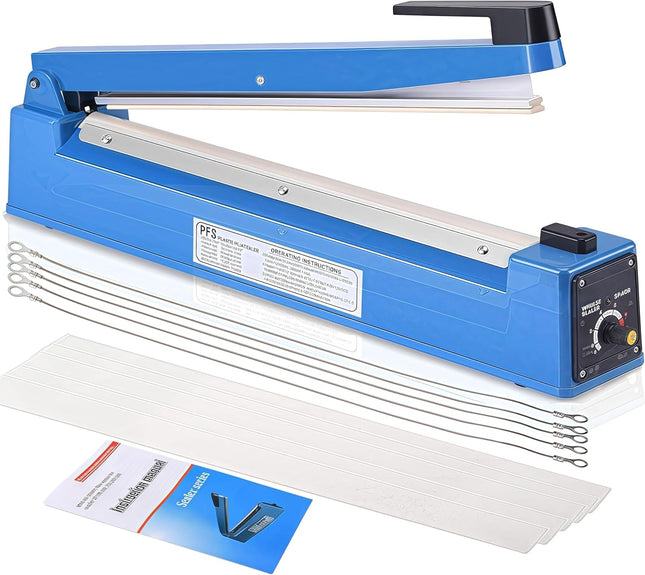 INCOMPLETE Apstour 16 inch Impulse Heat Sealer, Manual Bag Sealing Machine, 8-Level Temperature Control (Sealer Only)