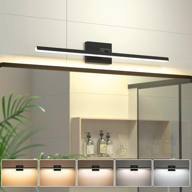 VOLISUN 31.5 Inch Modern Bathroom Vanity Light, Rotatable, 18W Dimmable 5CCT