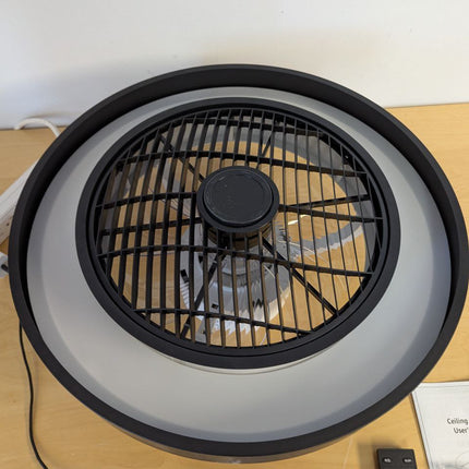 LEDIARY 20 Inch Low Profile Ceiling Fans With Lights, Led Bladeless Ceiling Fan,