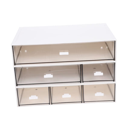 MOKKHNB 3pcs Multipurpose Desktop Storage Box Multi Organizer for Office and Pla