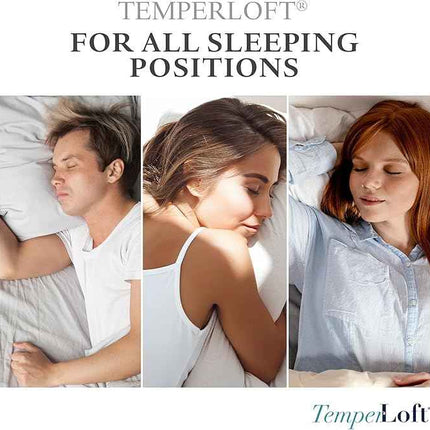 Manchester Mills TemperLoft Serenity Pillows Standard (Set of 2), Down/Down Alte